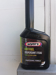 Присадка для удаления воды в топливной системы
DRY FUEL Wynns