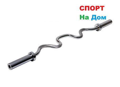 Олимпийский хромированный EZ-гриф 120 см, фото 2