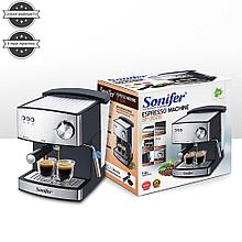 Кофемашина Sonifer 3528 полуавтоматическая с капучинатором