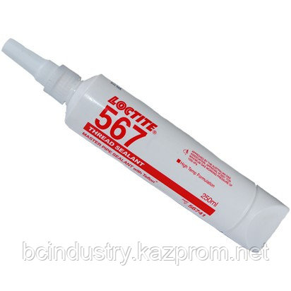567 LOCTITE 250 ml уплотнитель резьбовой, для прямых и конических соединений