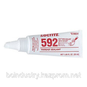 592 LOCTITE 50 ml.  Уплотнитель труб и резьбовых соединений, высокотемп.