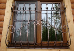 Металлические кованые решетки на окна в Алматы - фото 2 - id-p42178431