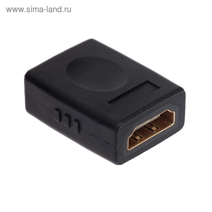 Переходник Luazon HDMI (F) - HDMI (F), черный