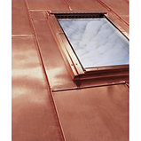 Мансардное окно 66х118 Fakro FTS-V U2 с окладом ESV для плоской кровли, фото 2
