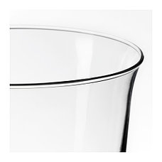 Ваза/фонарь Помп прозрачное стекло ИКЕА, IKEA, фото 2