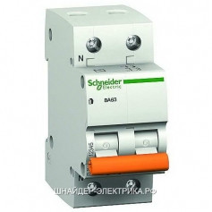 Автоматический выключатель 11218 ВА 63 1P+N 50A (C) 4.5kA Schneider Electric