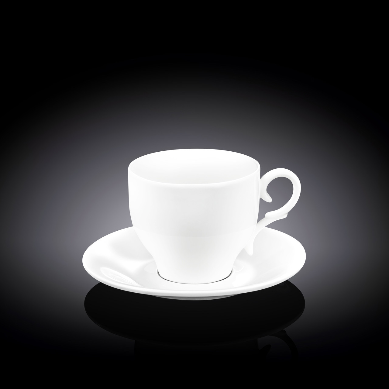 Набор: чайная чашка и блюдце Wilmax 220 мл 6 пар - фото 1 - id-p64185988