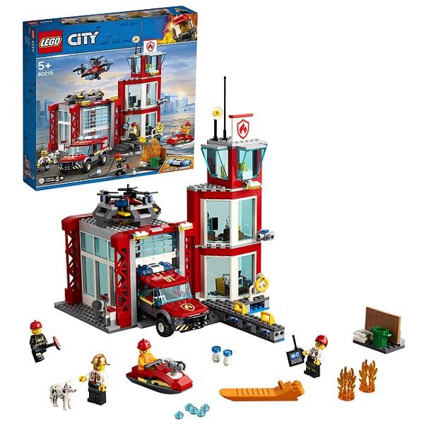 LEGO City 60215 Конструктор Лего Город Пожарные: Пожарное депо