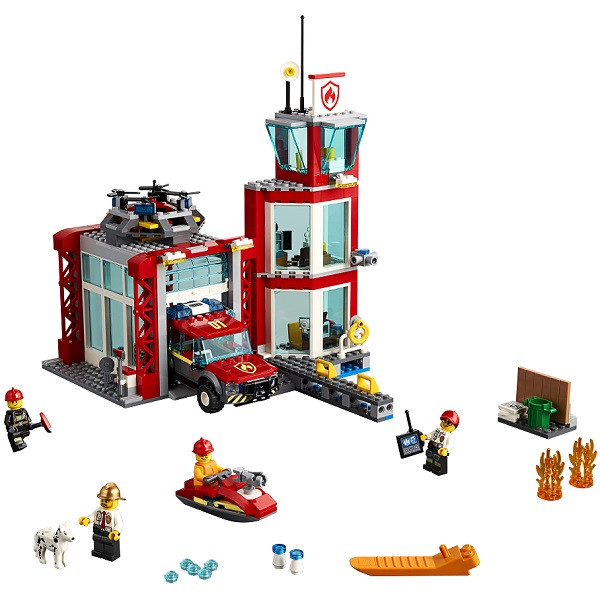 LEGO City 60215 Конструктор Лего Город Пожарные: Пожарное депо