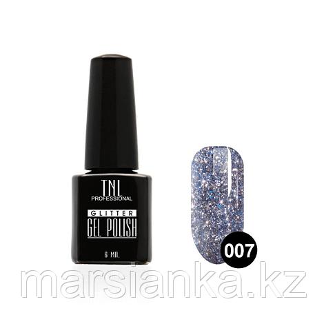 Гель-лак TNL GLITTER #07 Синий, 6мл, фото 2