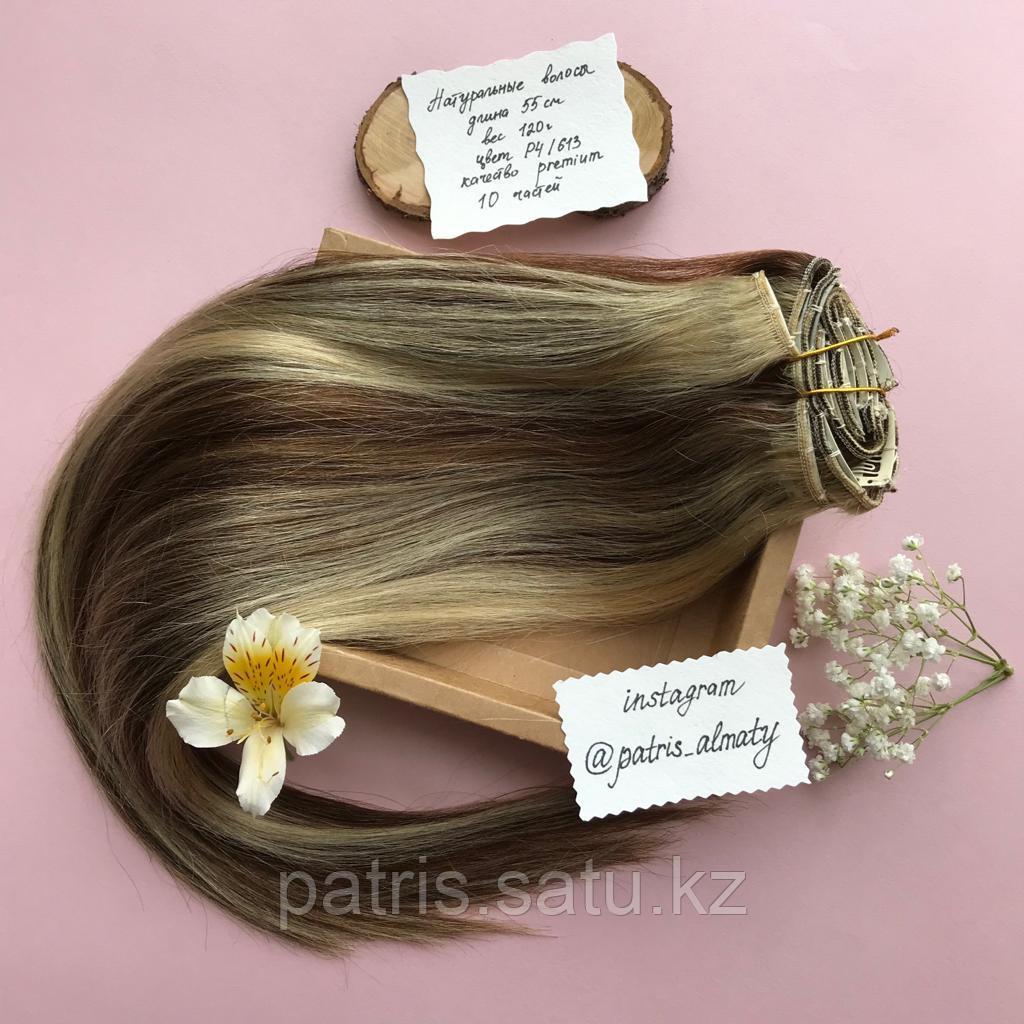 Комплект натуральных волос с мелированием - фото 1 - id-p64191328