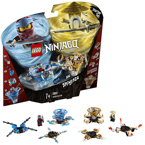 LEGO Ninjago 70663 Конструктор Лего Ниндзяго Ния и Ву - мастер Кружитцу