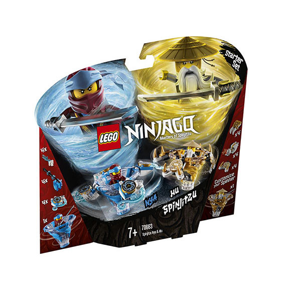 LEGO Ninjago 70663 Конструктор Лего Ниндзяго Ния и Ву - мастер Кружитцу