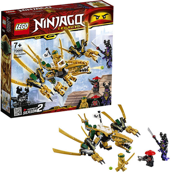 LEGO Ninjago 70666 Конструктор Лего Ниндзяго Золотой Дракон