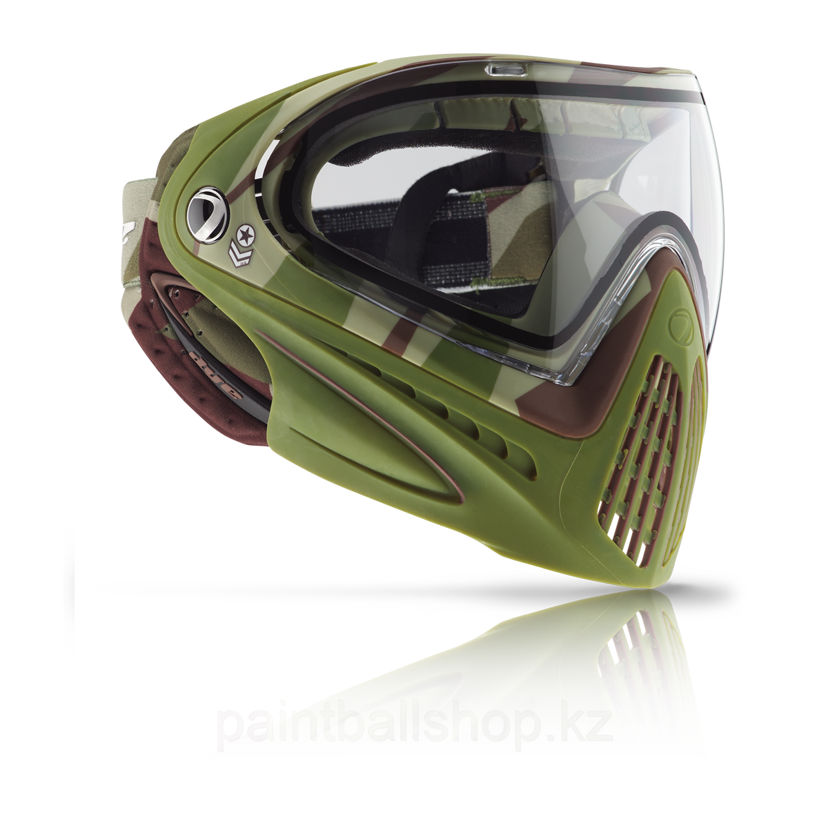 Маска пейнтбольная DYE I4 термальная Barracks Olive 2015
