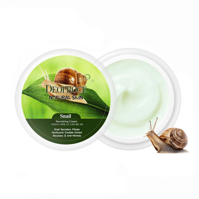 Крем для лица с улиточным экстрактом Deoproce Natural Skin Snail Nourishing Cream 100 мл.