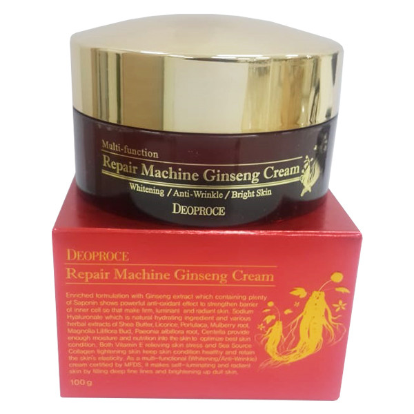 Крем для лица Deoproce Repair Machine Ginseng Cream 100g. (женьшень) - фото 1 - id-p87482521