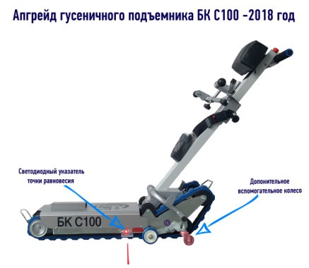 Лестницеход БК С100 (Мобильный подъемник для инвалидов) - фото 3 - id-p64230313