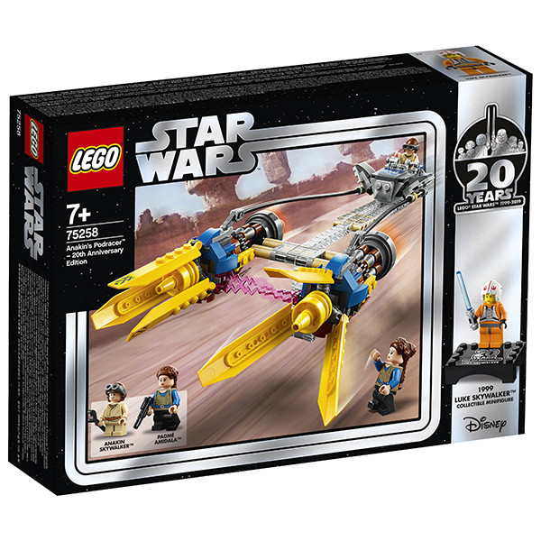 LEGO Star Wars 75258 Конструктор Лего Звездные Войны Гоночная капсула Энакина выпуск к 20-му юбилею