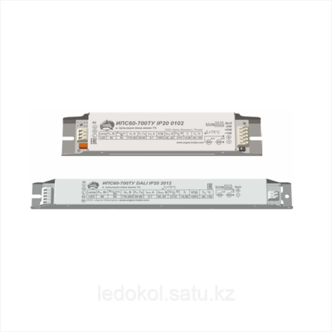 Источник питания Аргос ИПС60-700ТУ IP20 DALI 2012