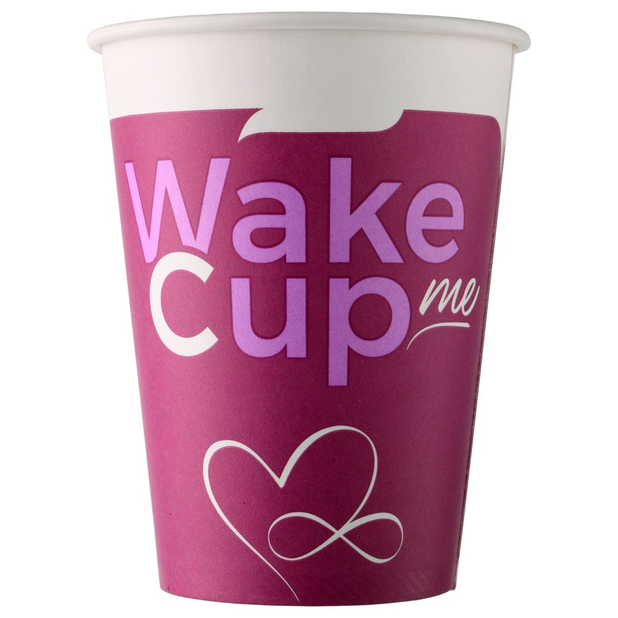 Стакан бумажный Wake Cup Me для гор. напитков, 300мл
