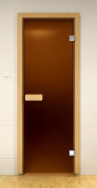 Дверь стеклянная для сауны и бани 8мм