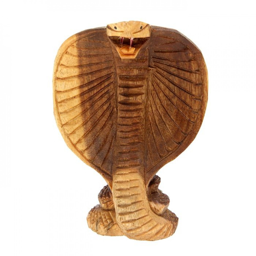 Сувенир деревянный "Кобра"