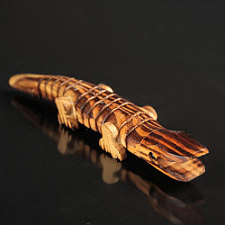 Сувенир деревянный "Крокодильчик, подвижный"