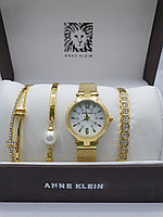 Подарочный набор для женщин ANNE KLEIN, часы с браслетами в подарочный упаковке, 0012-2-60 Anne Klein 0012-2-60 Подарочный набор для женщин ANNE KLEIN, часы с браслетами в подарочный упаковке, 0012-2-60