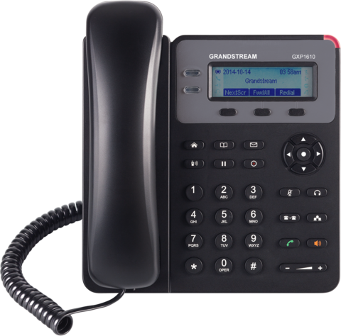 Grandstream GXP1610 (без POE) - IP телефон. 1 SIP аккаунт, 2 линии