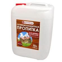 ОгнеБиоЗащитная пропитка "ОГНЕЗА-ПО-Д" красная 10 л.