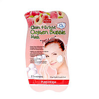 Маска для лица Purederm O2 Clean & Bright Oxygen Bubble Mask Peach