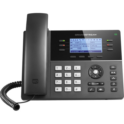 Grandstream GXP1760w - IP телефон. 3 SIP аккаунта, 6 линий, PoE, Wi-Fi
