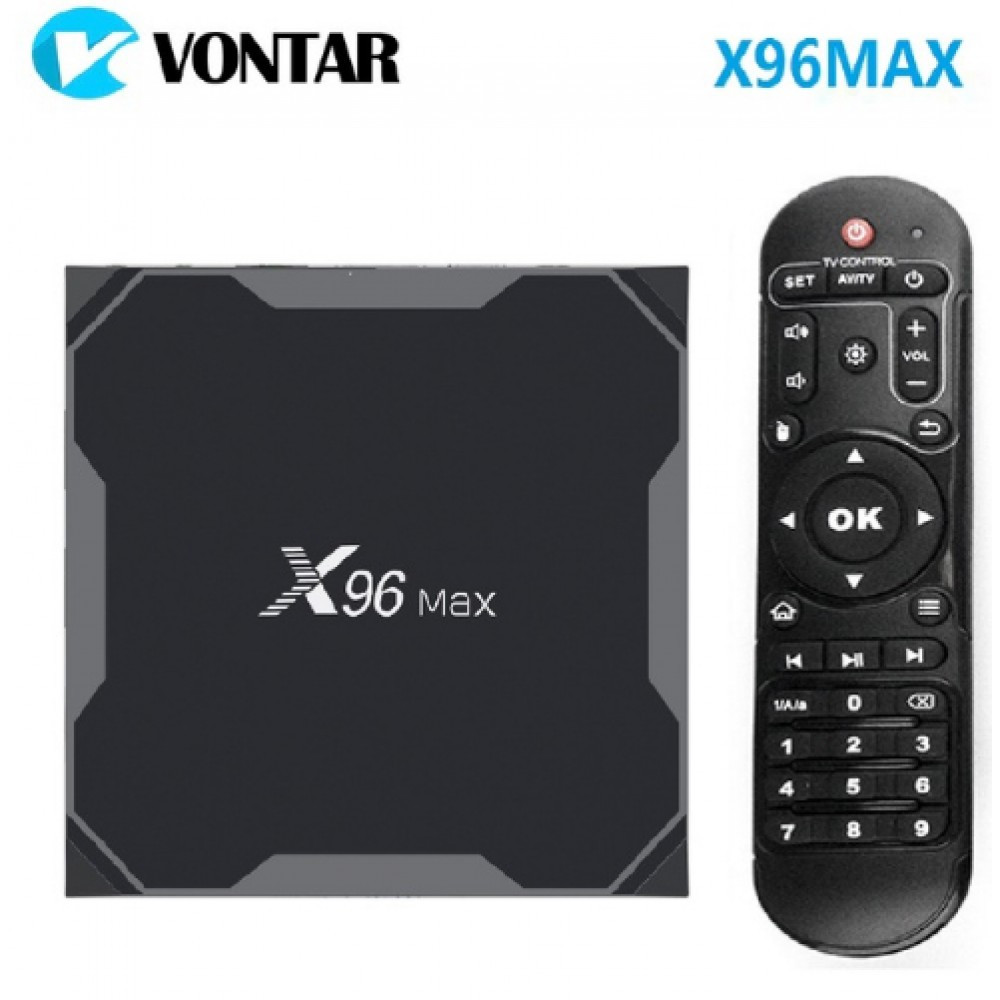 ТВ приставка X96 MAX Amlogic S905X2 Android 8.1 4GB DDR4 64GB eMMC 4K TV Box KODI 18.0 