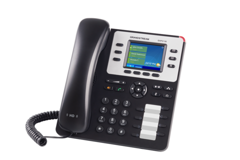 Grandstream GXP2130v2 - IP телефон. 3 SIP аккаунта, 3 линии, цветной LCD, PoE