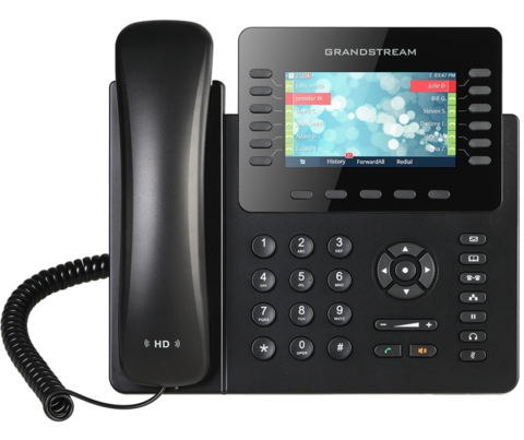 Grandstream GXP2170 - IP телефон. 6 SIP аккаунтов, 12 линий, цветной LCD, PoE
