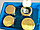 Напольный лючок на 1 модуль Mosaic 45 (45*45) , круглый, цвет золото, HTD-140K, фото 5