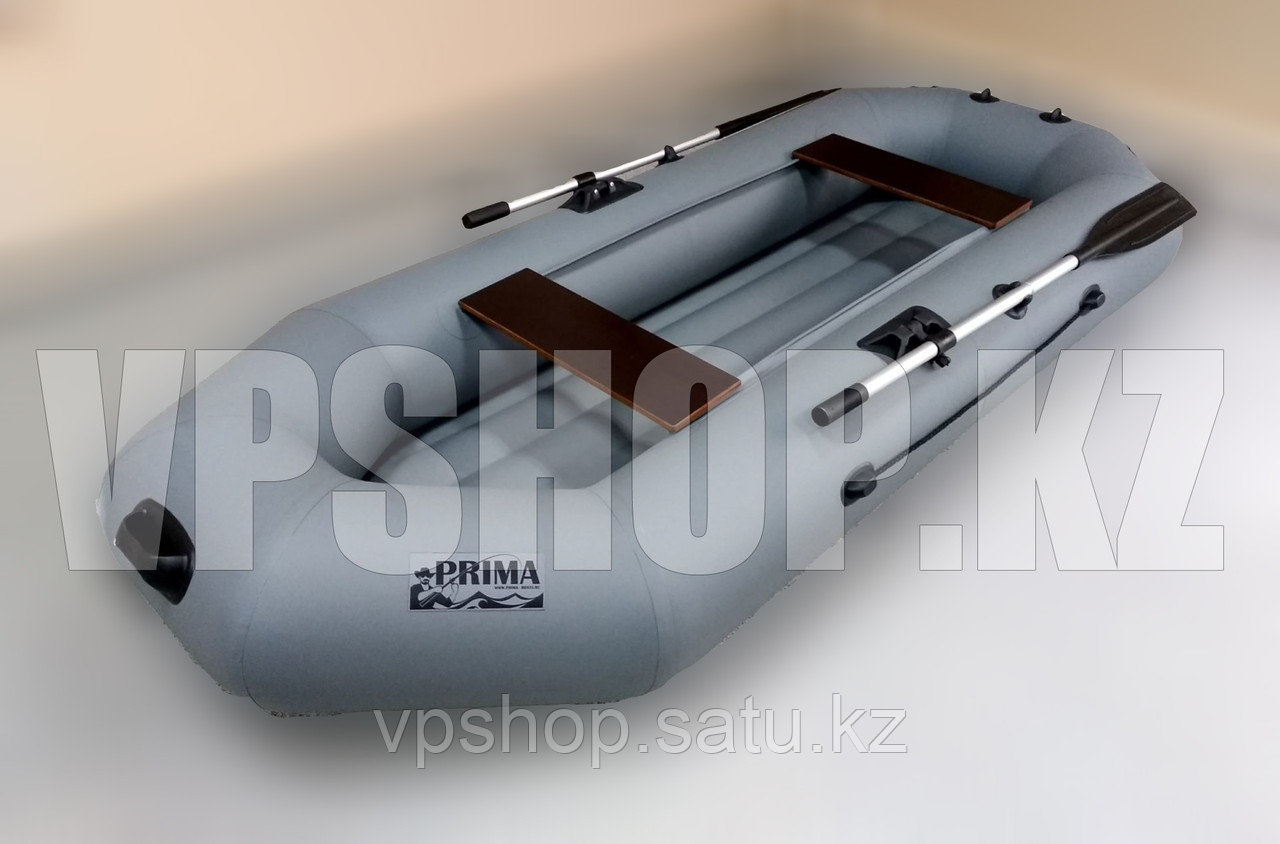 Двухместная надувная лодка PRIMA-2 Virage-260 с надувным дном, доставка