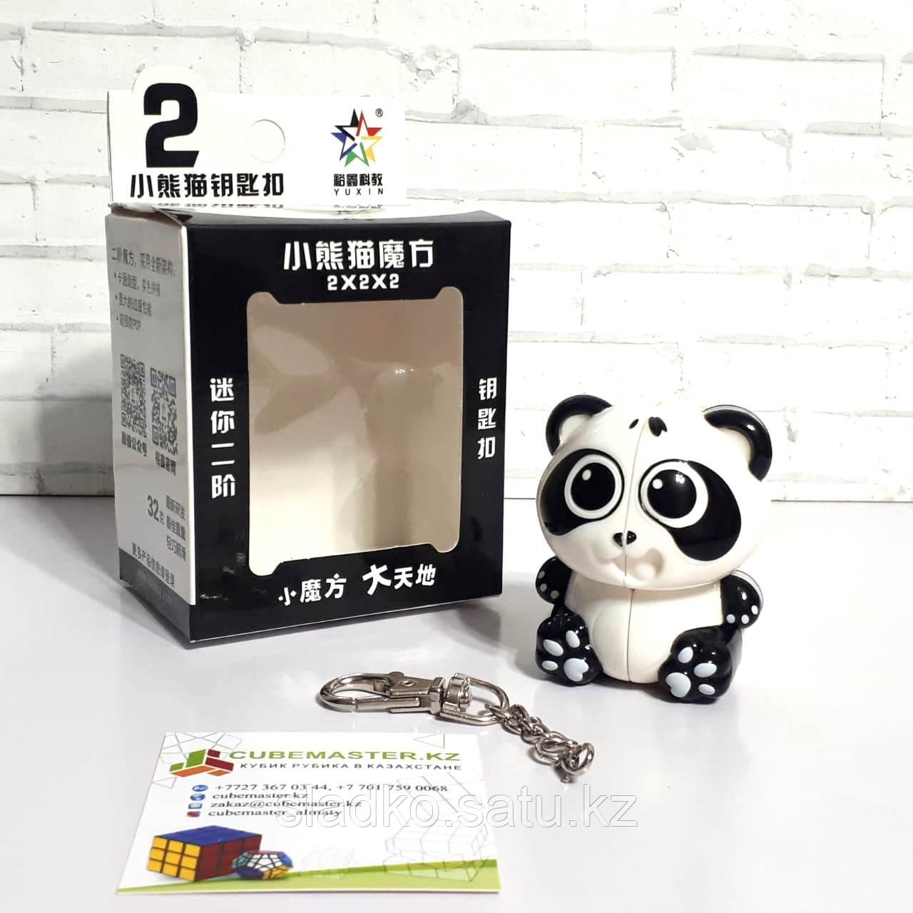 Скоростная головоломка YuXin Mini Panda 2x2 Keychain брелок - фото 1 - id-p64273611