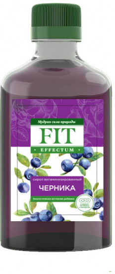 Сироп "Fit Effectum" Черника - фото 1 - id-p64273759