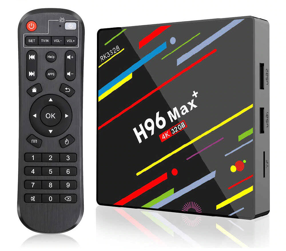 Андроид ТВ приставка H96 Max plus 4/32 Gb Rockchip RK3328 