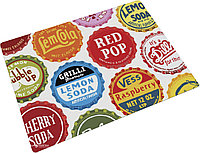 Доска разделочная стеклянная 40x30cm Bottle Tops 90042 (Joseph Joseph, Англия) 90042 Доска разделочная стеклянная 40x30cm Bottle Tops 90042 (Joseph Joseph, Англия)