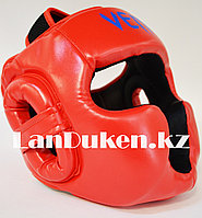 Боксерский шлем Venum L/XL (красный)