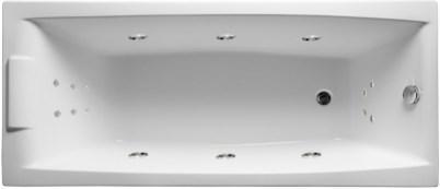 Акриловая ванна AELITA 180х80 см с гидромассажем. Джакузи..(Общий массаж + спина) - фото 7 - id-p64283340