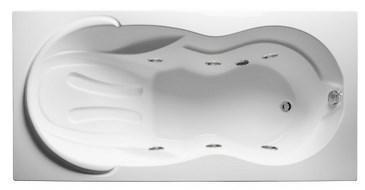 Акриловая ванна Taormina 180х90 см с гидромассажем. Джакузи.(Общий массаж), фото 2