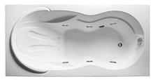 Акриловая ванна Taormina 180х90 см с гидромассажем. Джакузи.(Общий массаж + спина), фото 3