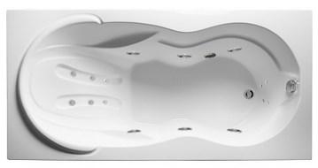 Акриловая ванна Taormina 180х90 см с гидромассажем. Джакузи.(Общий массаж + спина + ноги) - фото 1 - id-p64283537