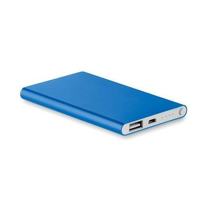 Алюминиевый плоский аккумулятор / Power bank 4000 mAh, фото 2