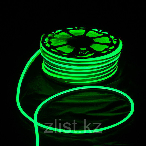 12V Flex LED Neon зеленый - фото 1 - id-p64306768