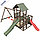 Детская игровая площадка Сибирика с двумя горками , фото 4